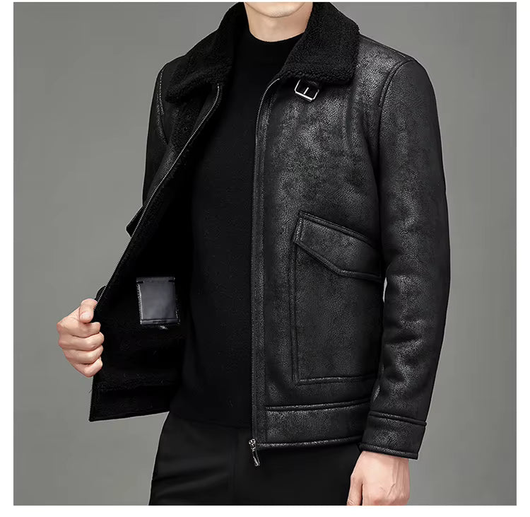 Elon | Cool leather jacket in a vintage style SeekCTRL