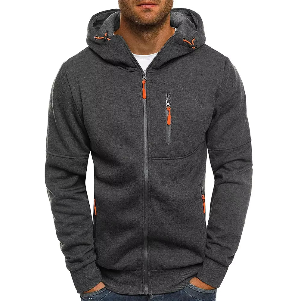 Eddy | Men’s zip-up hoodie, premium and elegance SeekCTRL