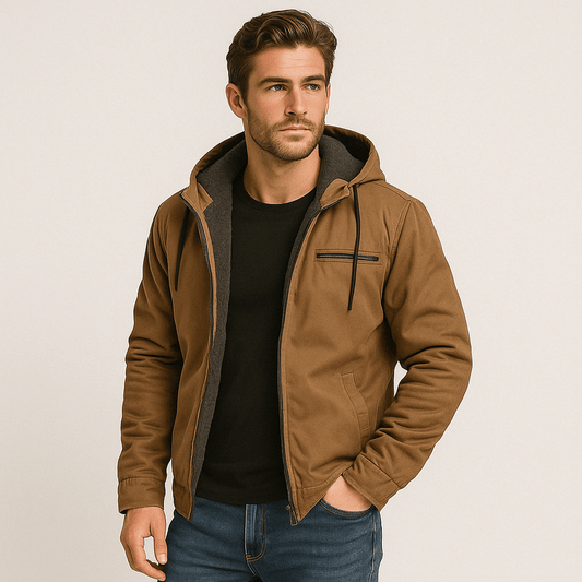 Warm And Practical Hooded Jacket