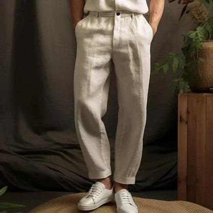 Ben | Casual tapered trousers – lightweight cropped pants SeekCTRL
