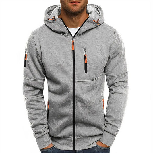 Eddy | Men’s zip-up hoodie, premium and elegance SeekCTRL