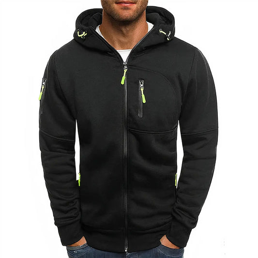 Eddy | Men’s zip-up hoodie, premium and elegance SeekCTRL