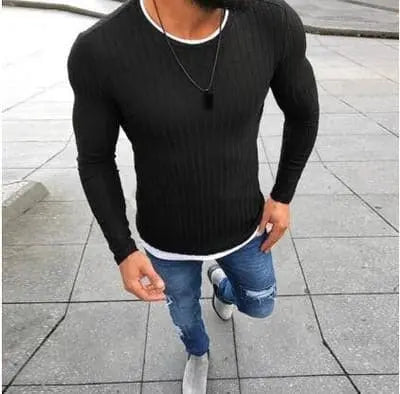 Hank  | Men's sweater in a slim fit model, modern and trendy SeekCTRL