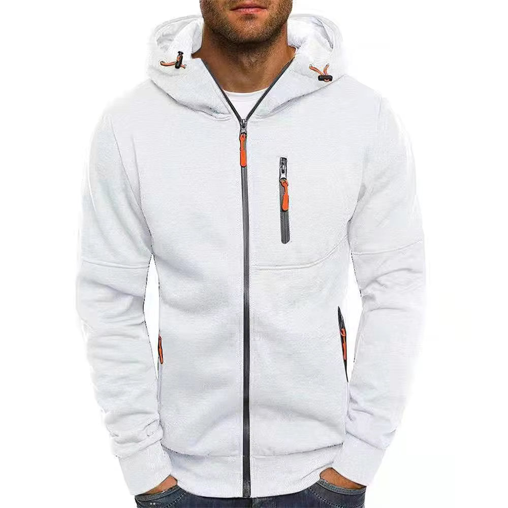 Eddy | Men’s zip-up hoodie, premium and elegance SeekCTRL