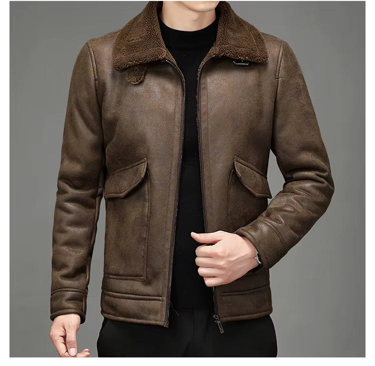 Elon | Cool leather jacket in a vintage style SeekCTRL