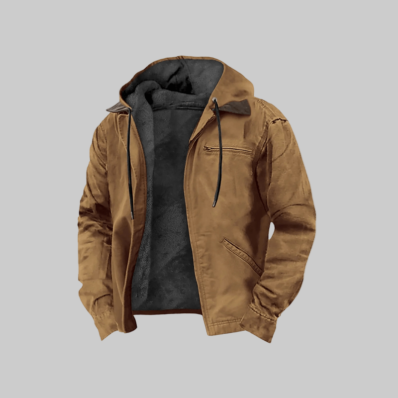 Warm And Practical Hooded Jacket 