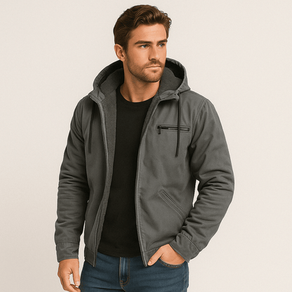 Warm And Practical Hooded Jacket