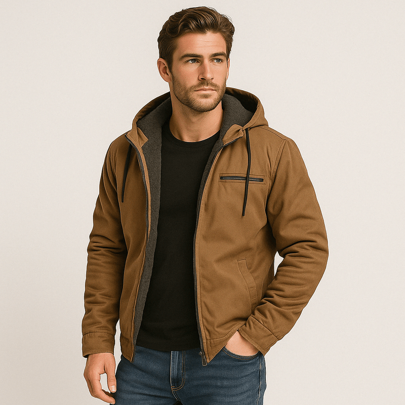 Warm And Practical Hooded Jacket 