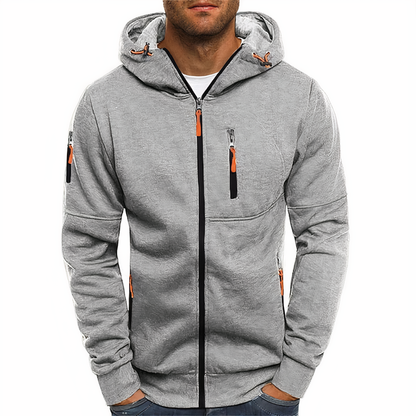 Eddy | Men’s zip-up hoodie, premium and elegance SeekCTRL