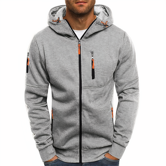 Eddy | Men’s zip-up hoodie, premium and elegance SeekCTRL
