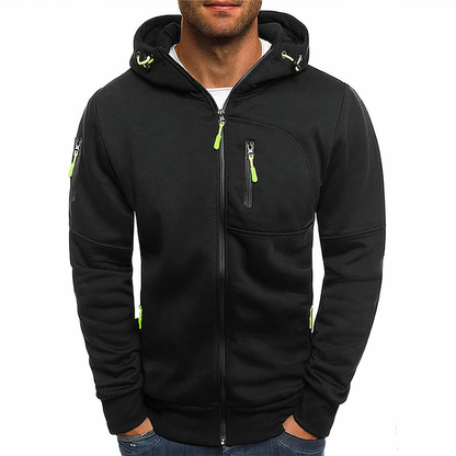 Eddy | Men’s zip-up hoodie, premium and elegance SeekCTRL