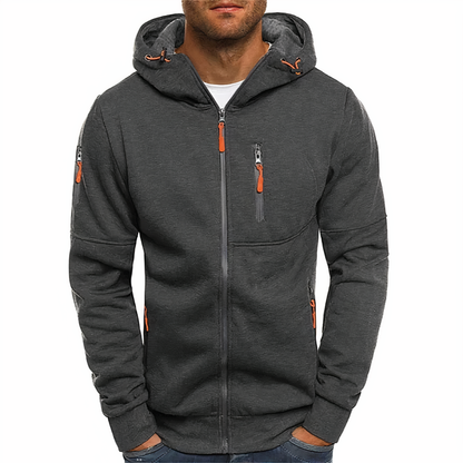 Eddy | Men’s zip-up hoodie, premium and elegance SeekCTRL