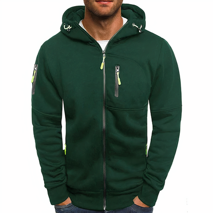 Eddy | Men’s zip-up hoodie, premium and elegance SeekCTRL