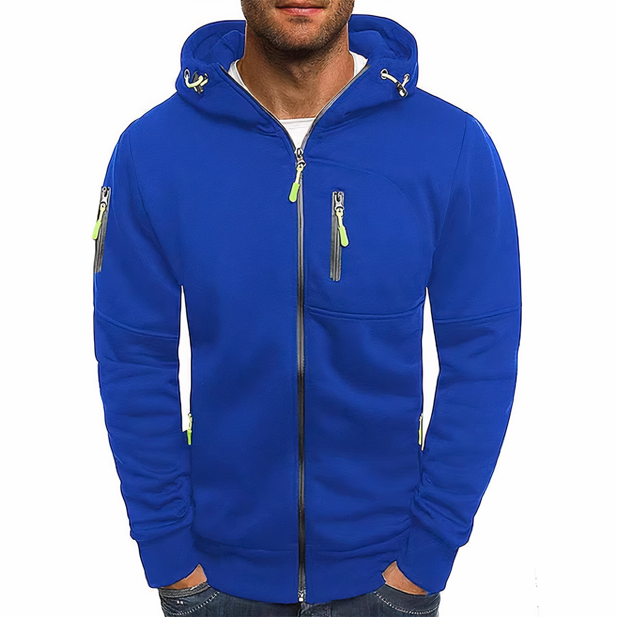Eddy | Men’s zip-up hoodie, premium and elegance SeekCTRL