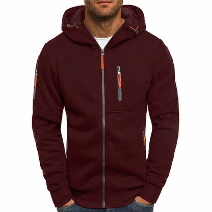 Eddy | Men’s zip-up hoodie, premium and elegance SeekCTRL