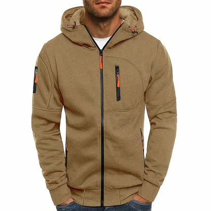 Eddy | Men’s zip-up hoodie, premium and elegance SeekCTRL