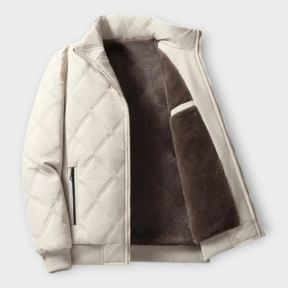 Leo | Men’s quilted warm winter jacket in versatile design SeekCTRL