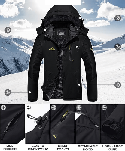Men’s Waterproof Winter Jacket 