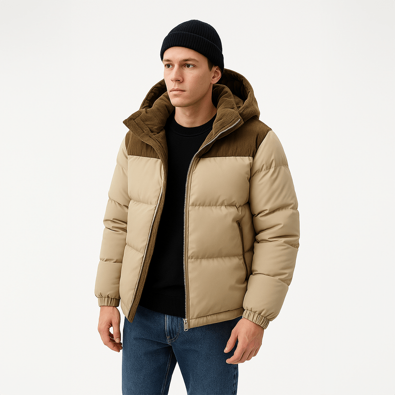 Casual Puffer Jacket For Unisex